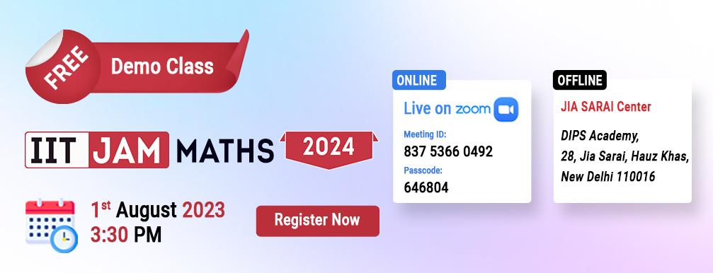 Online Live Classes for IIT JAM Mathematics 2024 | Dips Academy